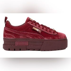 Puma Mayze Velvet Sneakers